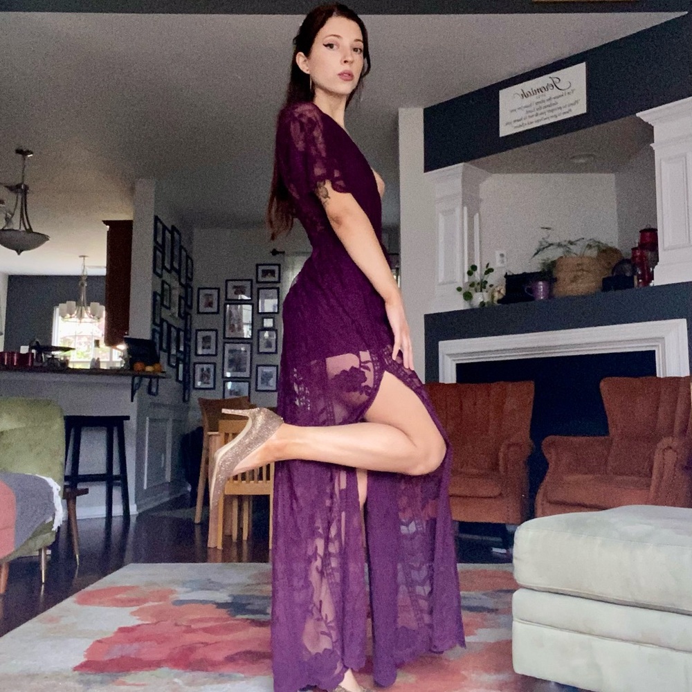 Stunning Purple Romper